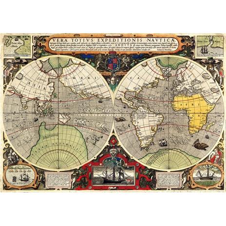 Puzzle Antique Nautical Map - 6000 pezzi - 2