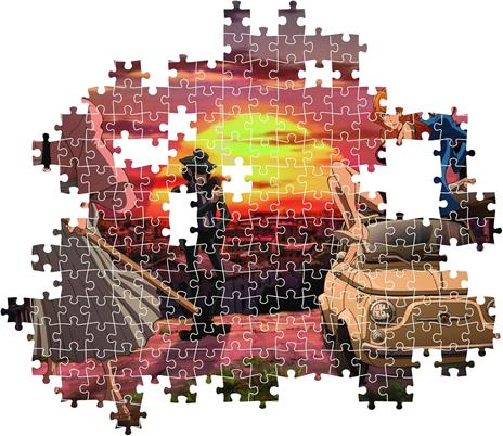 Clementoni - Puzzle 1000 Pezzi Fumetti per Adulti e Ragazzi, Illustrazione Lupin III con Poster Incluso, dalla Serie Anime - 5