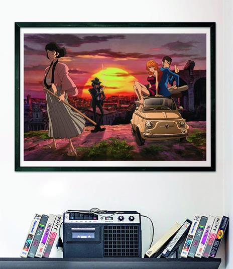 Clementoni - Puzzle 1000 Pezzi Fumetti per Adulti e Ragazzi, Illustrazione Lupin III con Poster Incluso, dalla Serie Anime - 6