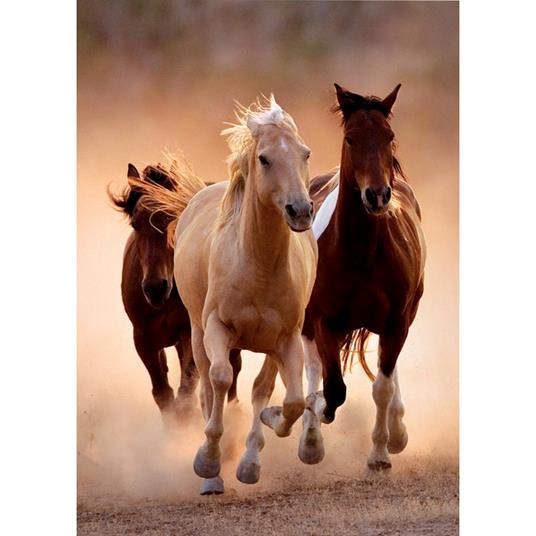 Puzzle Running horses 1001 Pezzi High Quality Collection - 3
