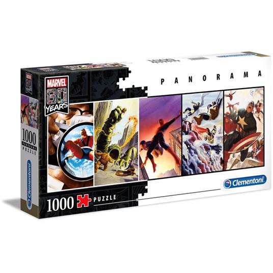 Marvel 80th Anniversary 1000 pezzi Panorama Puzzle
