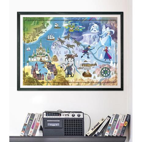 Puzzle 1000 pezzi Frozen Disney Story Maps - 3
