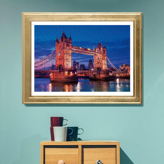 Puzzle Tower Bridge at night 1044 Pezzi High Quality Collection - 3