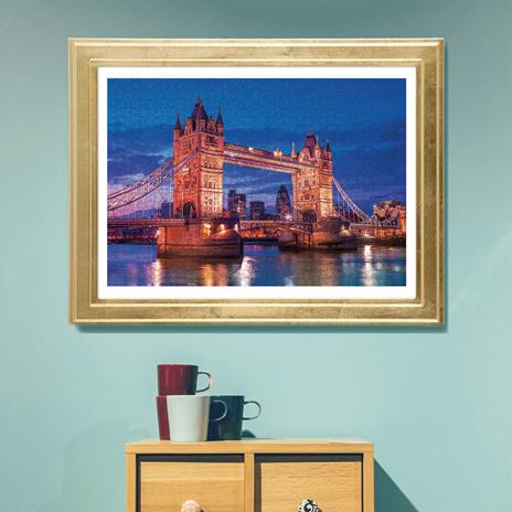 Puzzle Tower Bridge at night 1044 Pezzi High Quality Collection - 4