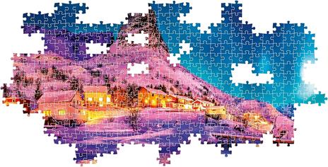 Puzzle 1000 Pz Panorama Colorful Night Over Lo - 5