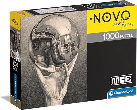 Escher: Hand with Reflecting Sphere Modern Art Puzzle 1000 pezzi