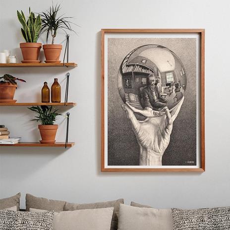 Escher: Hand with Reflecting Sphere Modern Art Puzzle 1000 pezzi - 5