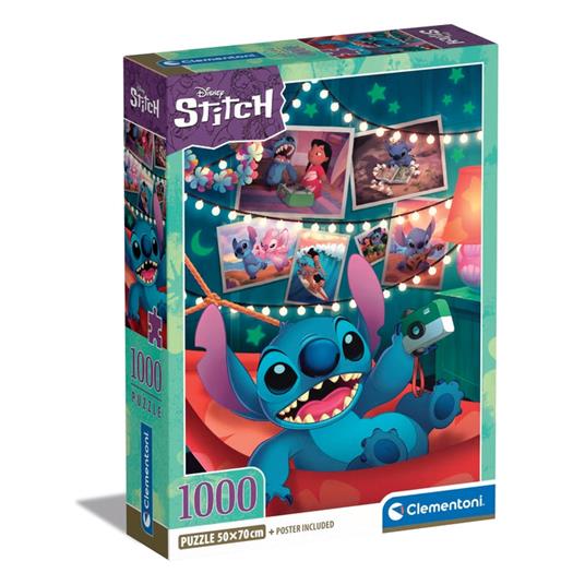 Puzzle Stitch 1000 pz 50x70 - Con Poster Incluso (39793) - Clementoni -  Puzzle per bambini - Giocattoli