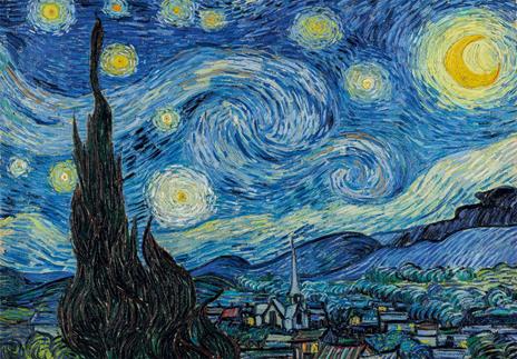 Clementoni - Puzzle Van Gogh 1000 Pezzi Arte, per Adulti e Ragazzi, Museum Collection, Tema Notte Stellata, Idea Regalo - 2