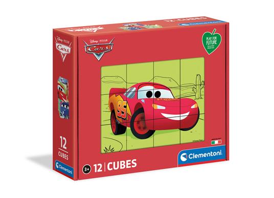 Cubo 12 pezzi Cars