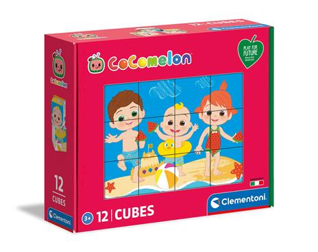 Puzzle Cocomelon Cubi 12 Pezzi Pff