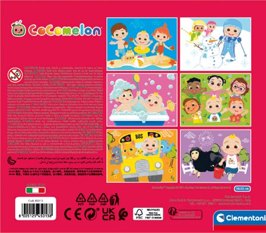 Puzzle Cocomelon Cubi 12 Pezzi Pff - 3