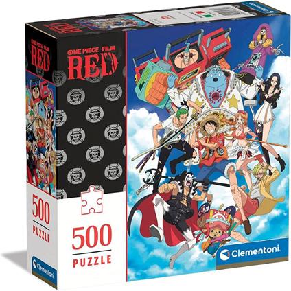 Puzzle 500 Squares - Pz One Piece Film Red