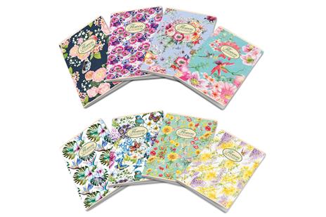 Quaderno Maxi Pigna Nature Flowers, a righe, 42Ff/Sh - 21 x 29,7 cm - 2