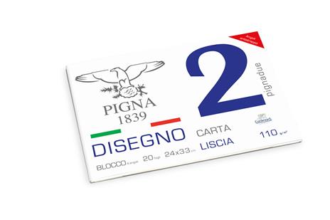 Blocco 4 angoli Pignadue Ff.20 Carta Liscia formato - 24 x 33 cm