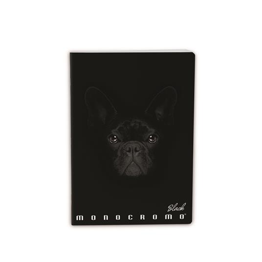 Quaderno Maxi Monocromo Black, a righe, 38Ff/Sh - 21 x 29,7 cm - 3