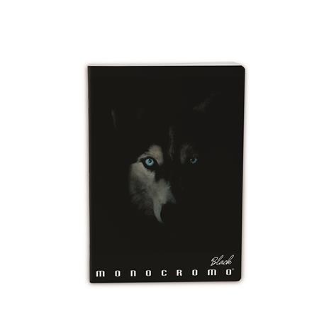 Quaderno Maxi Monocromo Black, a righe, 38Ff/Sh - 21 x 29,7 cm - 7