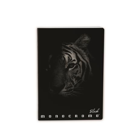 Quaderno Maxi Monocromo Black, a righe, 38Ff/Sh - 21 x 29,7 cm - 9