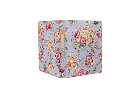 Cartella ad anelli A4 Pigna Nature Flowers 4 anelli - 27 x 32 cm - 6