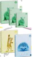 Cartoleria Quaderno Blocco Skip A5 Color Inside 70Ff/Sh (con Fori E Microp) - 5M, a quadretti 5mm Pigna