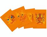 Quaderno Maxi  Monocromo Orange 38Ff - Fsc - 4M, a quadretti 4mm
