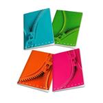 Quaderno Maxi Monocromo Zip 38Ff - Fsc - 5M, a quadretti 5mm