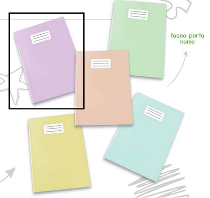 Copriquaderno Coprimaxi Pastel Glossy 230 Micron, Viola