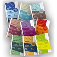 Ricambi Quaderno Pignacento Rinforzato 40 fogli. Quadretti da 5 mm senza margine, 2ª-3ª elementare
