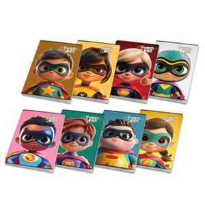 Cartoleria Quaderno Maxi Pigna Power Kids 42 fogli. Quadretti 4mm senza margine Pigna
