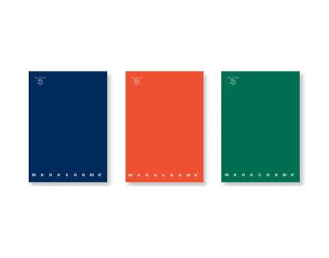 Pigna Monocromo quaderno per scrivere 96 fogli Blu, Verde, Arancione A4