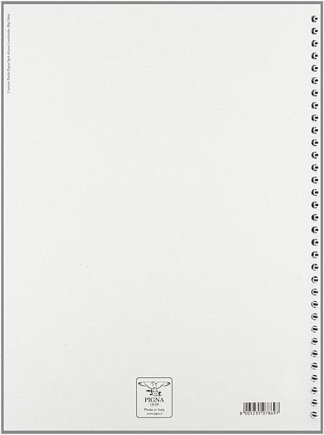 Confezione da 5 quaderni, Maxi Spiralato Monocromo Ff 70 (Con Fori E Microperforazione), 1R, a righe - 6