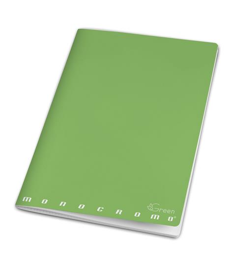 Confezione 10 quaderni Maxi Monocromo Green, a righe, 42Ff/Sh - 4