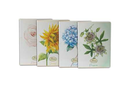 Cartoleria Confezione 5 quaderni Maxi Flower Special, quadretti grandi 5mm 42 Ff/Sh Pigna