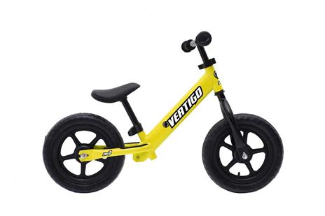 Bici senza pedali vertigo gialla