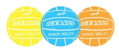 Pallone Beach Volley Pvc Trasparente Iceball - 2