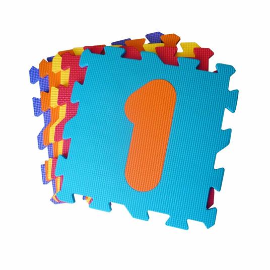 Madmat Tappetini componibili con 5 Numeri Estraibili, Multicolore, 30 cm