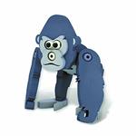 Mad Mat Zoo Series: Gorilla Kit Piccolo. Puzzle 3D