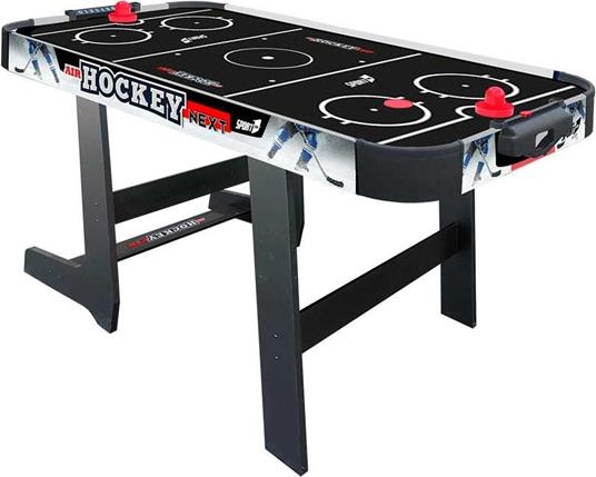Sport One Tavolo Air Hockey Pieghevole Salvaspazio Next Black Special Edition