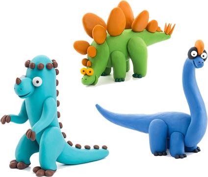 Medium Set Pasta Modellabile - Dinosauri 2 (705600436)