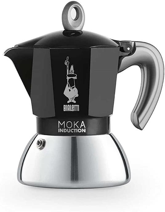 Caffettiera Moka, 2 Tazze da 100 Ml Doppia Testa Facile da Lavare Deliziosa  Caffettiera Espresso, 5,5x6,3 Pollici Caffettiera Moka Portatile Color