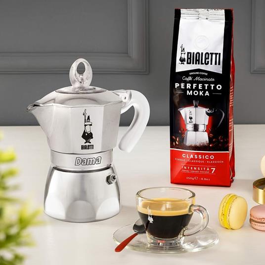 Bialetti Caffettiera Dama Pure Ice, 1 Tazze, Non Adatta a