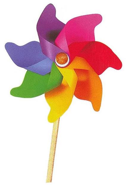 Girandola multicolor diametro 32 cm