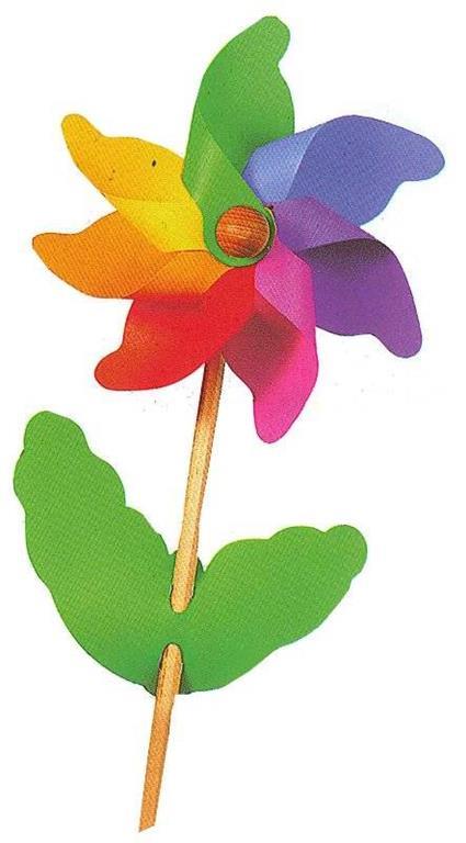 Girandola multicolor diametro 21 cm