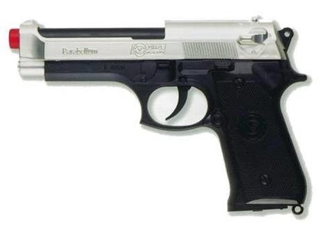 Pistola Air Soft Parabellum Silver - 3