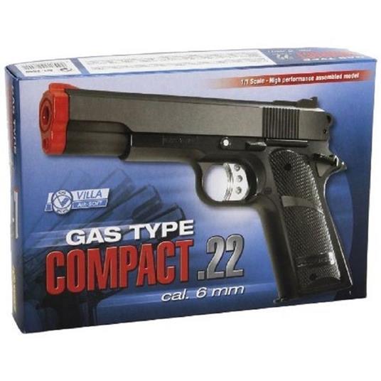 Pistola Gas Compact 22 + Bombola - 2