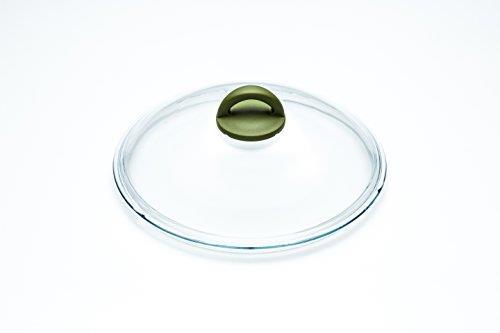 oliv , coperchio cm 24 in vetro pirex qualità extra