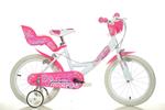 Dino Bikes 164RN 05DB bicicletta Metallo Rosa, Bianco