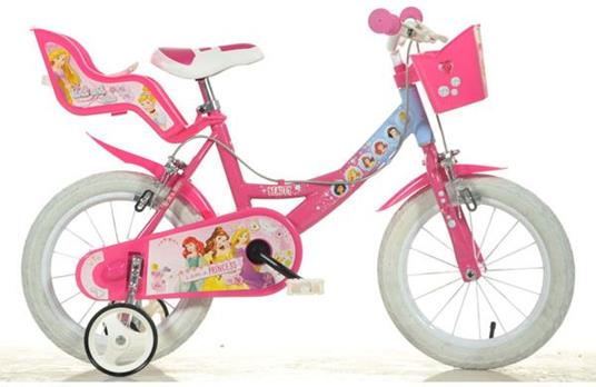 bici 16 principesse disney con cestino rosa - Dino Bikes - Biciclette e  monopattini - Giocattoli | IBS