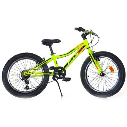 Bicicletta 20" mtb plus 20 giallo