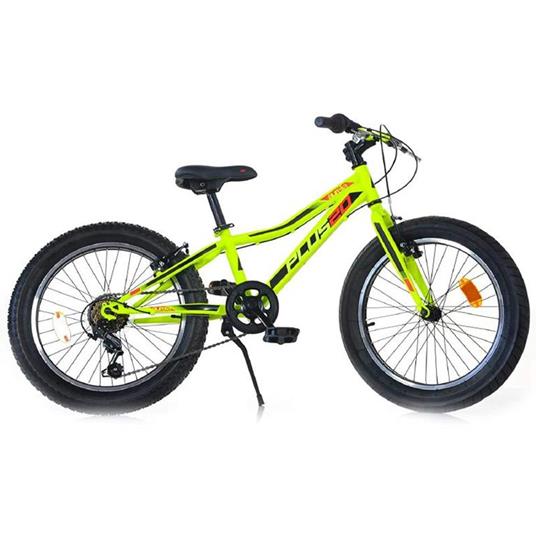 Bicicletta 20" mtb plus 20 giallo
